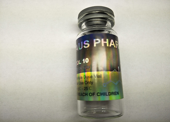 Aus Pharma 10ml Etykiety na fiolki, niestandardowe naklejki z hologramem na szklane pojemniki