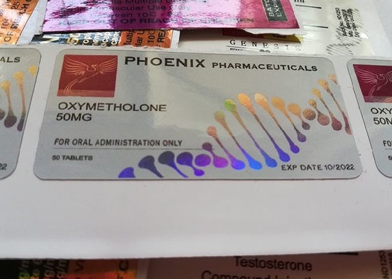 Phoenix Pharmacetical Injection Niestandardowe etykiety fiolek z laserowym hologramem Materail