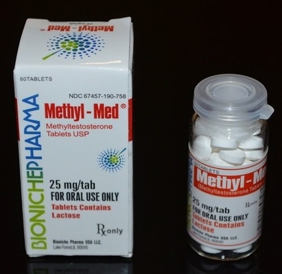 99 procent Methyltest 17-Alpha-Methyl-test Etykiety i pudełka