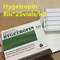 Hyge tropin 200 IU HG (Somatropin HG) 25 Fiolki Etykiety i pudełka