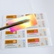 Mocny klej 10 ml Etykiety na fiolki Pet Laser Film Cmyk Printing For Pharmacy