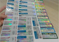 Druk hologramowy 10 ml Niestandardowe etykiety na fiolki Zdejmowane naklejki farmaceutyczne
