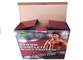 Whey Protein Packaging Paper Kwadratowe pudełko / Pharma Box Wytłaczanie i wytłaczanie wykończenia