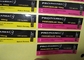fiolka Farmaceutyczne szklane etykiety na fiolki Wodoodporny druk 4C w pełnym kolorze