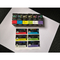 Test koloru Pantone Propionate 100 fiolek Etykiety na fiolki z dopasowanymi pudełkami