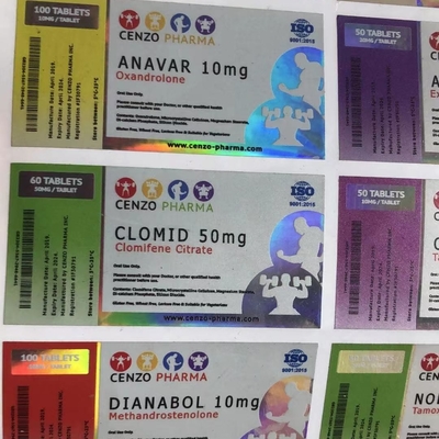 Cenzo Pharma Niestandardowe etykiety i pudełka Anavar Oral Test E Oil