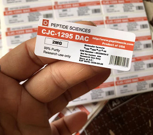 Peptid HcG HG H Etykiety butelki do wstrzykiwań Drukowanie butelki 2 ml i ampułki 1 ml