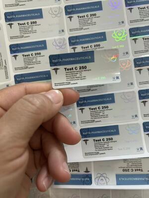 Test cyp 250mg  Customized brand Design 10ml Vial Labels And Boxes