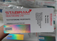 Odważne etykiety na fiolki 250 mg Laser PET Materail z dopasowanymi pudełkami