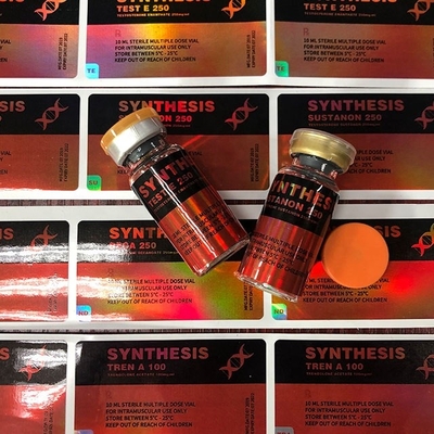 Syntezy Hologram 10 ml Fiolki Etykiety Glossy Finish Self Adhesive