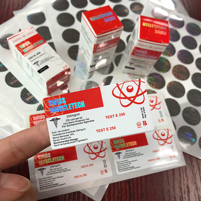Sustannon 250 Profesjonal Plastic 10ml Nalepka na fiolkę 10ml Etykiety na butelki