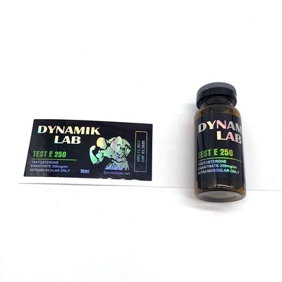 Test 250 Etykietę butelki 10 ml Fiolki Etykietę naklejki Drukowanie do szkła oleju do wstrzykiwań
