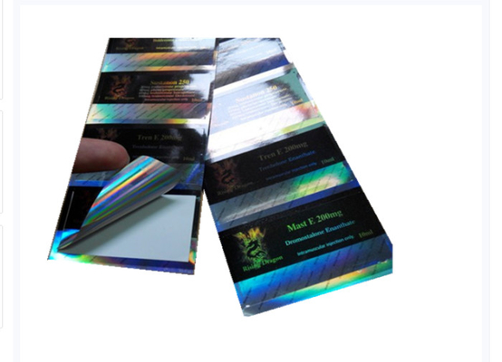 /Wodoszczelna etykieta na fiolce 10 ml /Gen Pharma Design /Do szklanych butelek /Hologramy