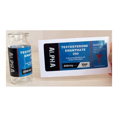 Deca 250 mg Wstrzykiwacze leków Szklane fiolki Etykiety 25x60mm Laser Hologram Materiał