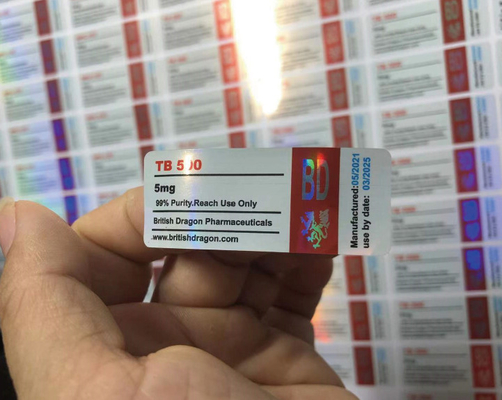 Tirzepatide Bpc - 157 Peptide PET Plastic 2 ml Sterylne butelki z peptydami do wstrzykiwań Etykiety