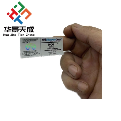 PVC 2 ml butelka z peptydem Etykiety Semaglutide Bpc 157 Klej wodoodporny