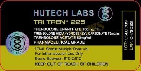 Tren Hexa 100 mg Parabolan Wstrzykiwalne sterydy Etykiety na fiolkach z papierem/ PET/ PVC