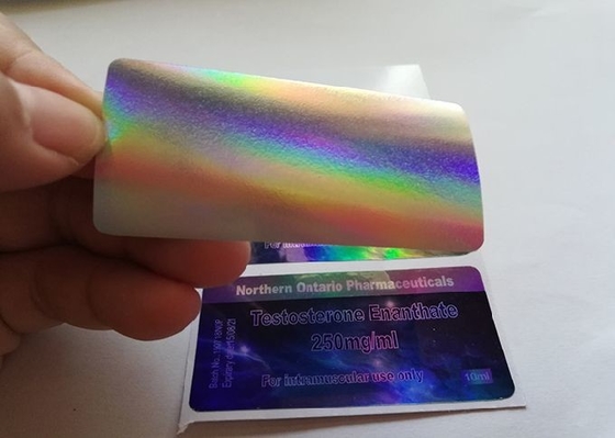 Silne etykiety na fiolkach winylowych 10ml dla testo E Brand Nano Labs z efektem laserów