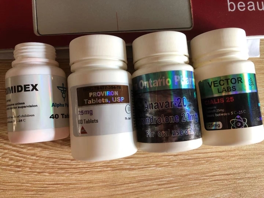 Zindywidualizowany Superdrol 10 Plastikowa etykieta butelki z tabletkami na receptę