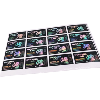NANO P Silny klejnot Winylowy Etykiety na fiolki 10 ml Do drukowania sterylnych fiolek 10 ml Etykiety medyczne