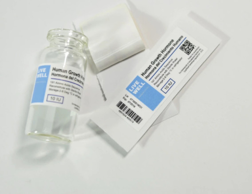 Etykiety fiolki wielodawkowej 10 ml Drolone decanoate Drukowanie UV do pojemników szklanych