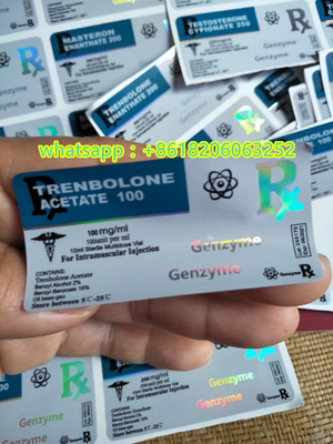 Glossy/Matt Finish TEST E 250 Pharmaceuticals 10ml Szklana butelka Etykieta Hologram dostosowany według potrzeb