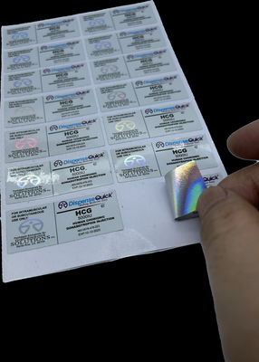 Hcg 50000 Iu Hologram Etykiety na małych butelkach z lekami