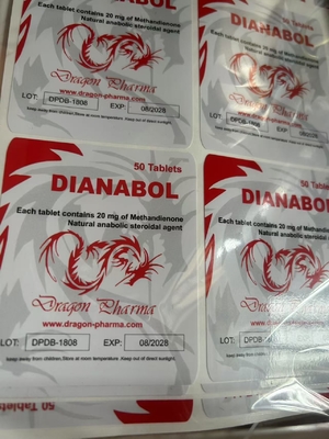 Dianabol doustne etykiety dla The Dragon Pharma z PVC wodoodporne