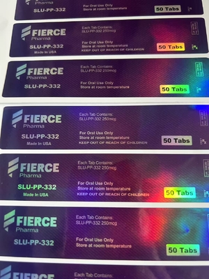 SARMy RAD-140 Tabletki Doustne 50mg Etykiety na Plastikowe Butelki, UV Drukowanie Niestandardowe Etykiety na Fiolki