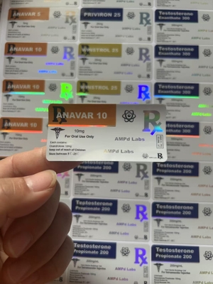 Etykiety na butelki plastikowe Priviron 50mg, etykiety na tabletki doustne