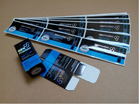 Androl Test 250 Pvc wodoodporne etykiety do 10 ml fiol szklanych