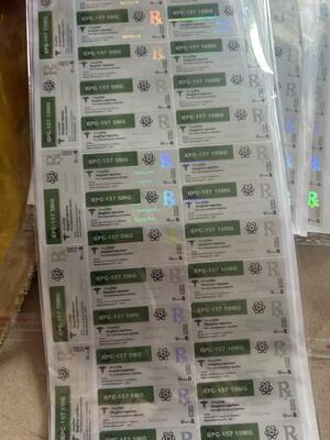 Tirze patide 20mg 2 ML Peptide Vial Bottle Label  Sticker Printing