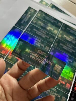 Rozpuszczanie Roztwór farmaceutyczne fiolki ze szkła Etykiety fiolki 10 ml Etykiety fiolki