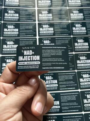 Nad 500 10 Ml Bottle Vinyl PVC Labels Stickers