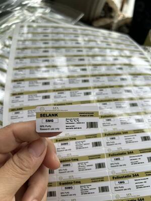 Dsip 5mg Self Adhesive Labels Small Vials Labels
