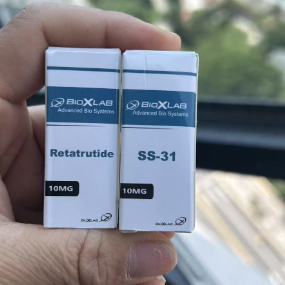 SS-31 Fiolka z peptydem 10 mg Etykiety i pudełka zawierające jedną fiolkę