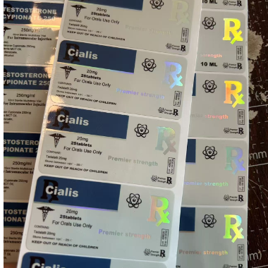 Cialis końcowe etykiety doustne dla plastikowych butelek 50 mg
