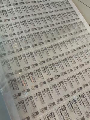 Reta trutide 30mg White Pvc 3ml Peptide Vial Labels