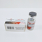 Etykiety na fiolki z lekami hormonalnymi i pudełko na fiolki do wstrzykiwań