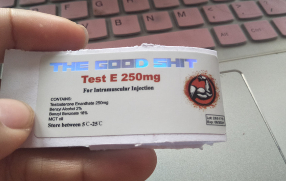 Medycyna Przezroczyste etykiety na fiolki 10 ml, fiolki Niestandardowe naklejki na szklane butelki