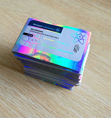 Druk cyfrowy Fiolka Etykiety fiolki W kształcie prostokąta 10 ml