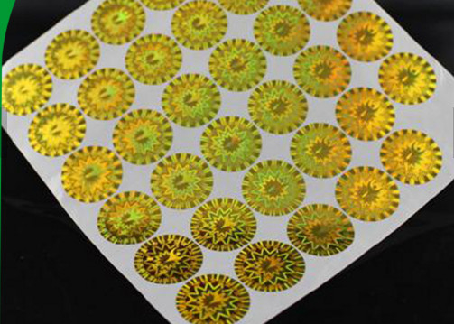 Trwałe naklejki zabezpieczające naklejki holograficzne drukowanie UV