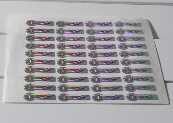 Kolor - zmiana srebrnego zabezpieczenia z naklejkami hologramowymi z funkcją zdrapywania