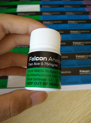 Powierzchnia błyszcząca Wykończenie doustne Etykiety na butelkach leków na zamówienie Odporność chemiczna dla przemysłu