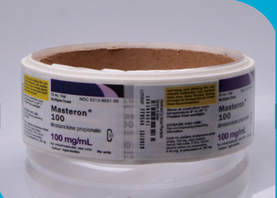 Wodoodporne gorące rolki 10 ml etykiety fiolek, prywatne naklejki samoprzylepne naklejki