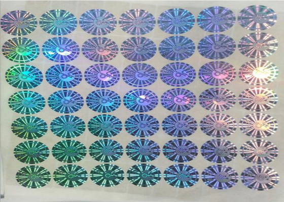 PET Security Anti Fake Label Sticker Wielokanałowy druk z hologramem Kod z logo