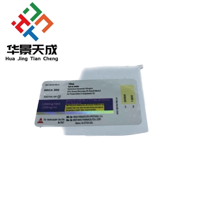 Drukowanie cyfrowe Płaska butelka fiolka Niestandardowe etykiety klejące wodoodporne