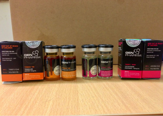 Niestandardowe drukowanie wodoodporne 10 ml etykiety fiolki / Etykiety sterydowe i pudełka