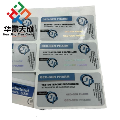 Testy hormonalne Winylowe sterydy Etykiety szklane dla kulturystów