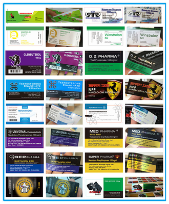 Immortal Labs Błyszczące 10 ml szklane etykiety na fiolki Hologramowe etykiety apteczne